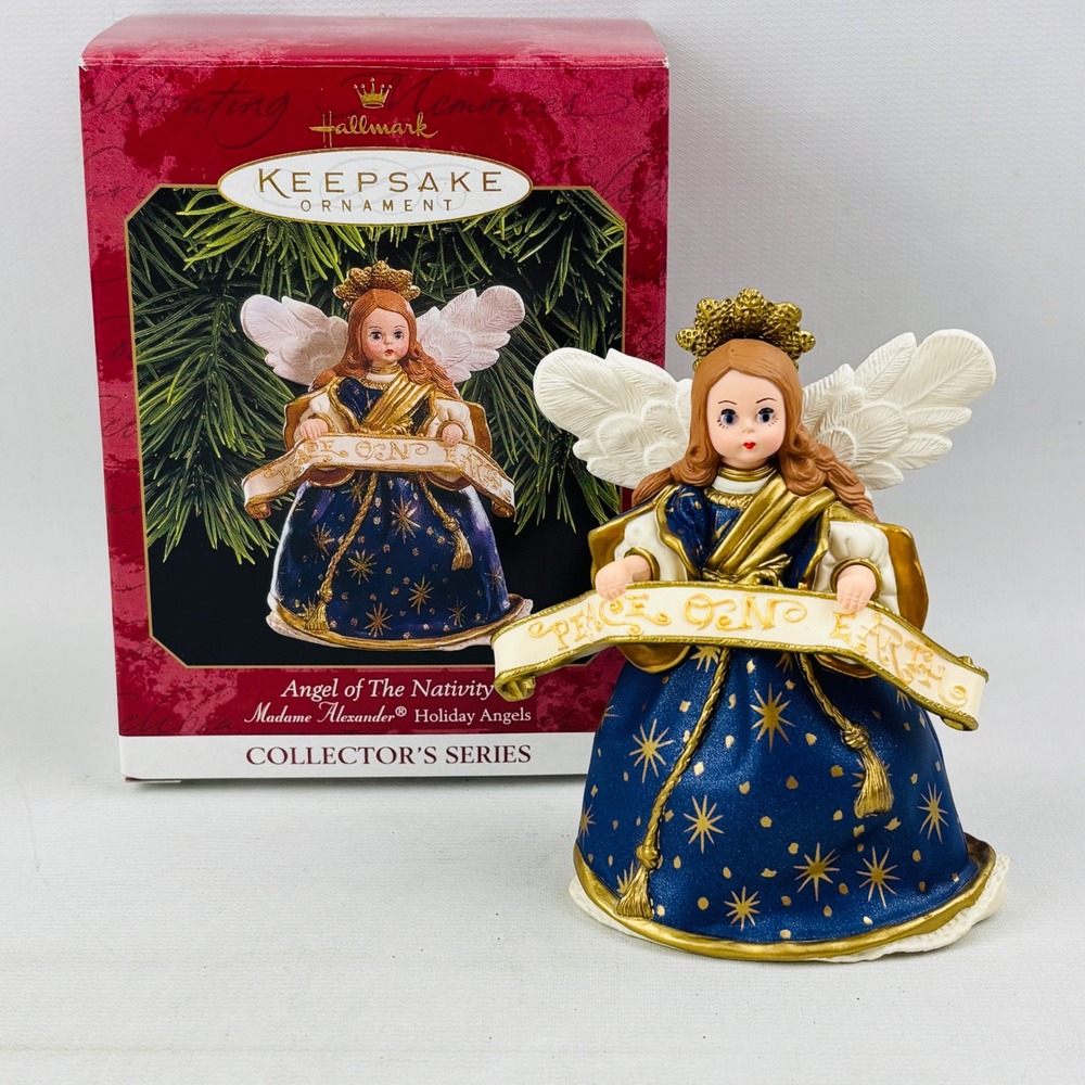 Hallmark‎ Madame Alexander Angel of the Nativity Ornament Holiday Angels 1999